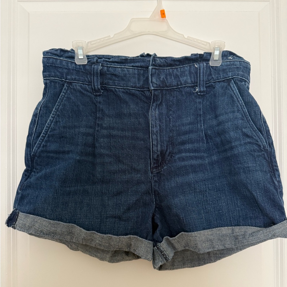 High waisted jeans shorts